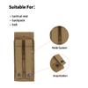 EXCELLENT ELITE SPANKER Tactical Molle Single/Double/Triple Mag Pouch for M4 M14 M16 AR15 AR10 G36 Magazine Holds 2 Mags(Coyote Brown)  view 4
