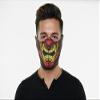 Neoprene Ski-Mask with Innovative Halloween Designs (3 pack, Plain Black, Angry Clown and Warchild) view 3