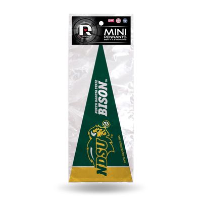 Rico Industries NCAA North Dakota State Bisons 4" x 9" Felt Mini Pennant Team Set (Includes 8 Pieces)