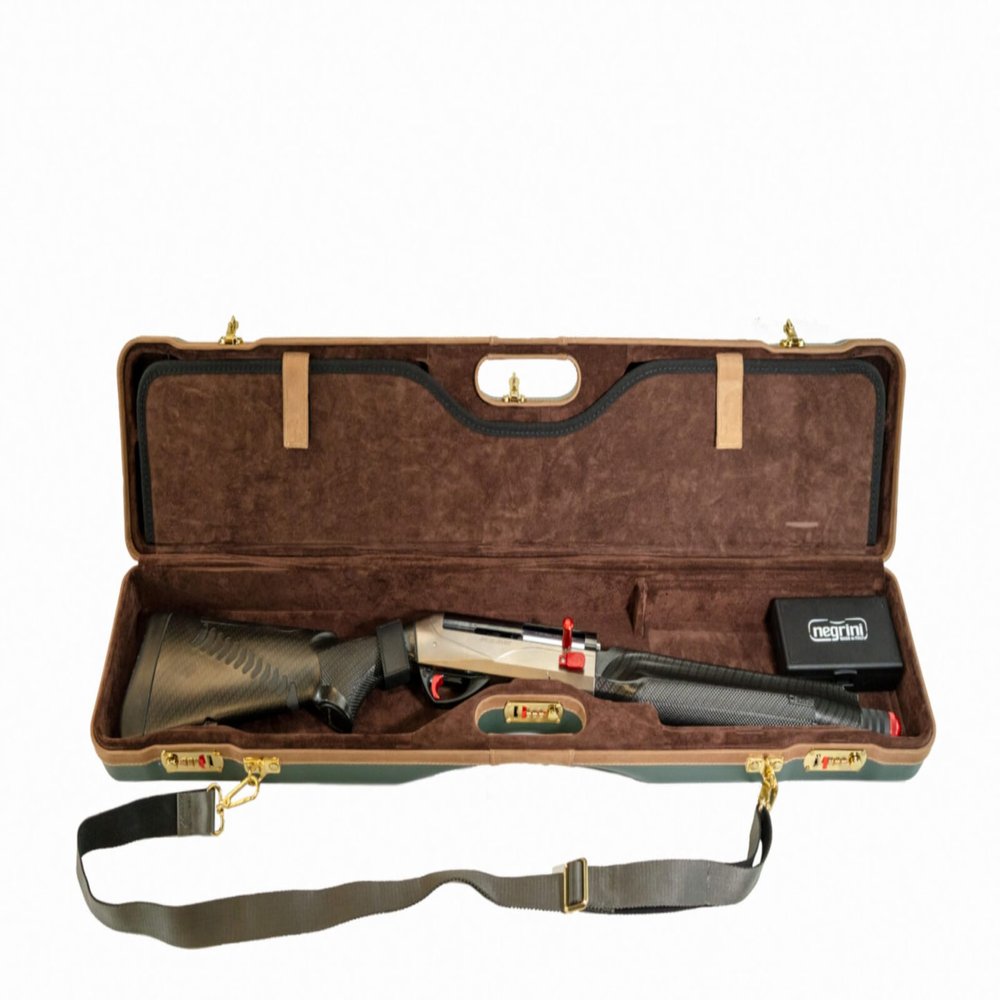 Negrini OU/SXS/Autoloader/Pump Deluxe UNICASE Luxury Travel Shotgun Case (barrels up to 36" MAX) 16406LX-UNI/5591