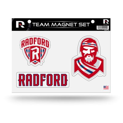 NCAA Radford Highlanders Die Cut Team Magnet Set Sheet