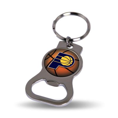 Rico Industries NBA Basketball Indiana Pacers Metal Keychain - Beverage Bottle Opener With Key Ring - Pocket Size
