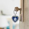 Rico Industries NBA Philadelphia 76ers Metal Rhinestone Heart Keychain view 3