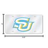 Rico Industries NCAA Southern Jaguars Laser Inlaid Metal License Plate Tag view 4
