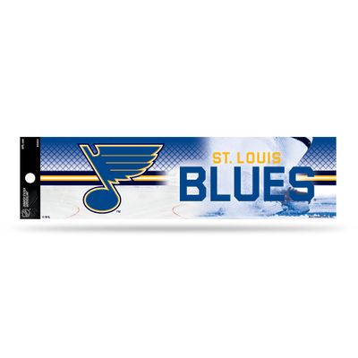 Rico Industries NHL Hockey St. Louis Blues 3" x 12" Bumper Sticker