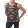 Pro Club Men's Comfort Cotton Tank Top, Green Camo, 5X-Large view 3