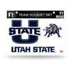 NCAA Utah State Aggies Die Cut Team Magnet Set Sheet view 1