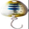 Rapala BFMU25/M-SYM Spoon, Blue Fox Countdown Deeper, 1.0 inches (2.6 cm), 0.1 oz (2.5 g), Silver Yamame SYM Lure view 1