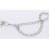 Adela Boutique Women Ladies Elegant Waistband Chain Fashion Thin Metal Hollow Out Leaves Pendant Waist Belt (Silver) view 2