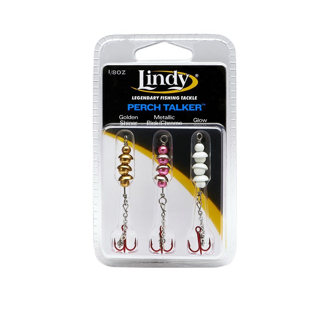 Lindy Fishing Tackle - 3 Pk Lindy Perch Talker 1/8 oz (PK3LDY2), Multi-Color, Standard