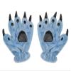 Unisex Adults Cartoon Animal Dinasour Bear Panda Cat Paw Claw Hand Gloves Halloween Themed Party Cosplay Costume Props Mittens Winter Warm Plush Gloves for Women Men Boys Girls view 2