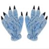 Unisex Adults Cartoon Animal Dinasour Bear Panda Cat Paw Claw Hand Gloves Halloween Themed Party Cosplay Costume Props Mittens Winter Warm Plush Gloves for Women Men Boys Girls view 3