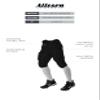 Alleson Athletic Mens Swift Mesh Reversible Flag Football Jersey, Charcoal Solid, Black, Medium view 3