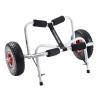 Kayak Cart - Canoe Dolly with Airless Tires, Aluminum Frame, and 140lb Capacity for Transporting Jon Boats, Paddleboards, SUP by Rad Sportz (White) view 1