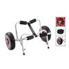 Kayak Cart - Canoe Dolly with Airless Tires, Aluminum Frame, and 140lb Capacity for Transporting Jon Boats, Paddleboards, SUP by Rad Sportz (White) view 3