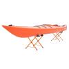 Kayak Storage Racks - Set of 2 Portable Folding Boat Stands for Garage, Shed, or Dock with Rubber Padding and Storage Carry Bag by Rad Sportz (Orange) view 3