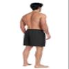 Adoretex Men's Solid Swim Board Short (M0002) - Black - XXXX-Large view 3