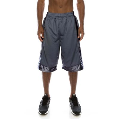 Premium Quality Heavy Mesh Basketball Shorts, Medium, Charcoal Grey