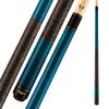 Viking Valhalla 100 Series with Irish Linen Wrap 2 Piece 58 Pool Cue Stick VA113 (21oz, Blue) view 1