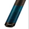 Viking Valhalla 100 Series with Irish Linen Wrap 2 Piece 58 Pool Cue Stick VA113 (21oz, Blue) view 2