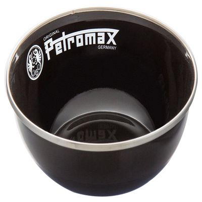 Petromax 12894 Enameled Enamel Bowls (Set of 2), Black