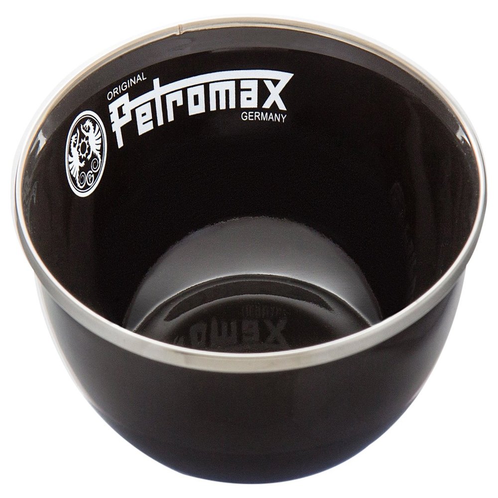 Petromax 12894 Enameled Enamel Bowls (Set of 2), Black