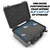CLOUD/TEN 18 Inch Airtight Odor Resistant Carry Case for Glass with Impact Absorbing Protective Customizable Foam view 2