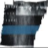 Magnet 5" TN Tennessee Thin Blue Line Tattered American Flag Police Magnetic Sticker view 1