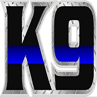 Magnet K9 K-9 Police Officer Sheriff Dog Thin Blue Line Law Enforcement Decal Magnetic Sticker V