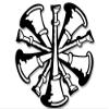 Magnet Fireman Rank 5 Bugle Chief Shaped Magnetic Sticker (fire Fighter Decal) view 1