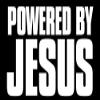 Magnet Powered by Jesus Magnetic Sticker (Christian Christ Decal) view 1