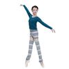 11411601 Adult Long Sleeve Warm Ups Ballet Dance Ballerina Sweater top Women Blue view 2
