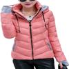 sandbank Women's Winter Parka Jacket Warm Hooded Cotton Quilted Puffer Down Coat Pink view 2