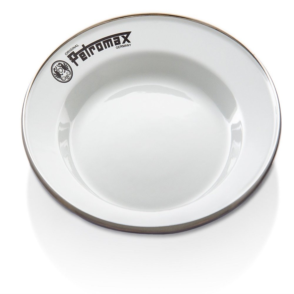 Petromax 12895 Enameled Plates, For Outdoor Activities, Camping, White