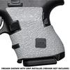 GripOn Textured Rubber Full Grip Wrap for Gen 4 Glock 26 27 28 33 39 (Gray, Large Backstrap) view 2