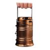 LED Rechargeable Camping Portable Flashlight Collapsible Solar Lantern Tent Lights for Outdoor Lighting (Bronze) view 3
