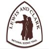 Magnet Lewis and Clark National Scenic Trail Sign Shaped Magnetic Sticker (Hike Decal) view 1