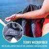 4Monster 6 Pack Microfiber Camping Towel Quick Dry, Super Absorbent Travel Towel with Waterproof Bag, Lightweight Boat Towel for RV, Sport, Gym, Beach, Pool,Swim, Family Trip view 4
