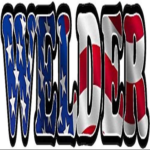 Magnet Welder Decal American Flag USA United States MIG TIG ARC Hard Hat Magnetic Sticker VAR