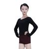 11411601 Adult Long Sleeve Warm Ups Ballet Dance Ballerina Sweater top Women Black view 1