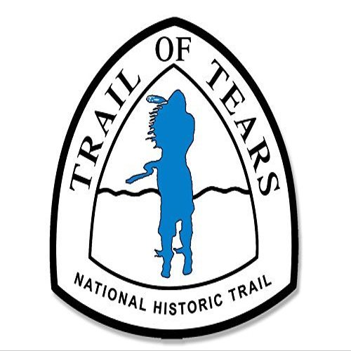 Magnet Trail of Tears National National Historic Trail Sign Shaped Magnetic Sticker (Hike Decal)