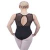 Dance Favourite Black Mesh Back and Droplet Keyhole Cutout Leotard 01D0048 (XS) view 1