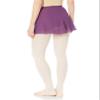 Bloch Dance Women's Vera Georgette Ballet Wrap Skirt, Aubergine, One Size view 2