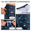 Kanu Surf Men's Havana Swim Trunks (Regular & Extended Sizes), Terrapin Navy, Medium view 3