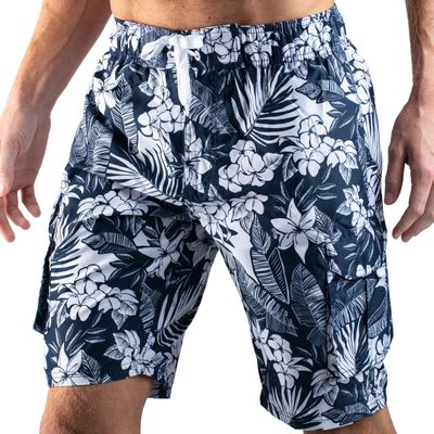 Kanu Surf Men's Havana Swim Trunks (Regular & Extended Sizes), Jake Navy, Medium
