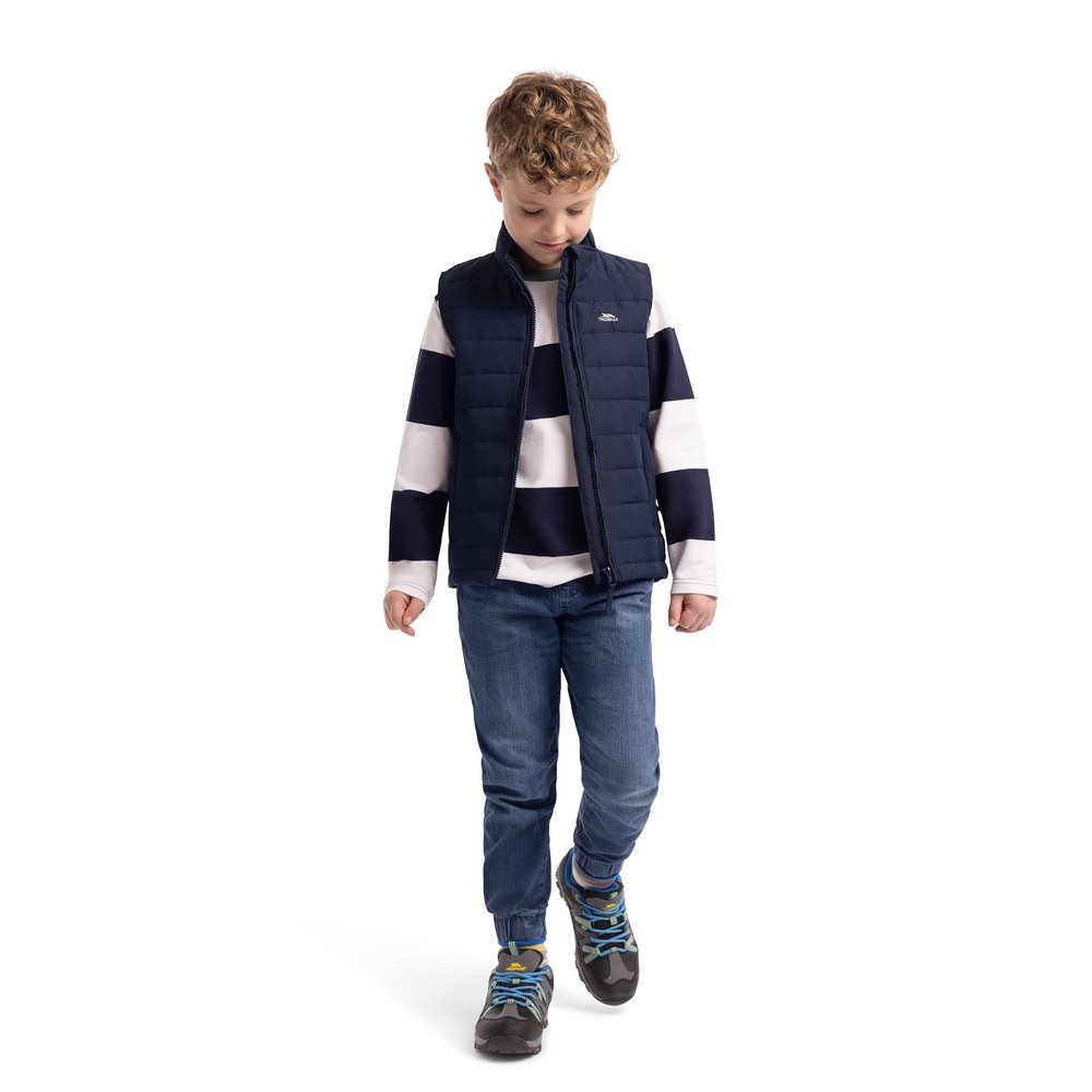 Trespass Childrens/Kids Jadda Quilted Sleeveless Gilet (5-6 Years) (Navy)