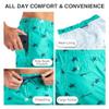 Kanu Surf Men's Havana Swim Trunks (Regular & Extended Sizes), Terrapin Green, XX-Large view 3