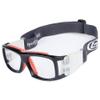 Lorsoul Sports Goggles Anti-fog Protective Safety Basketball Glasses for Men with Adjustable Strap for Basketball Football Volleyball Hockey Rugby and More (Black/Red01) view 1