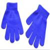 BaiX Boys and Girls Warm Winter Knitted Writing Gloves, 5-12 Years Old, Royal Blue view 1
