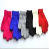 BaiX Boys and Girls Warm Winter Knitted Writing Gloves, 5-12 Years Old, Plum view 2